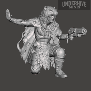 Ratskin (kneeling with Gun) – Underhive Minis