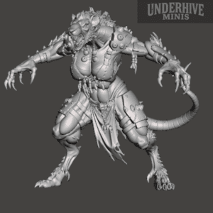 Female Ratskin Rat Ogre – Underhive Minis STL