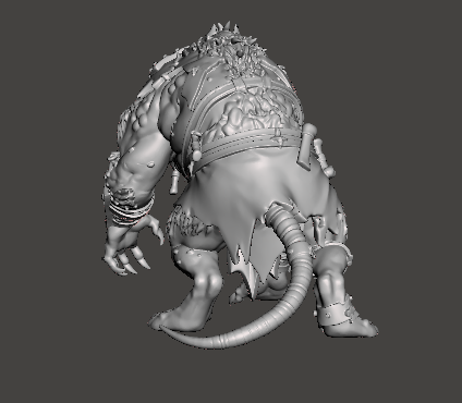 Rat Ogre (Ready To Charge) – Underhive Minis - Image 5