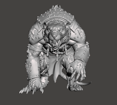 Rat Ogre (Ready To Charge) – Underhive Minis - Image 4