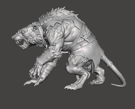 Rat Ogre (Ready To Charge) – Underhive Minis - Image 3
