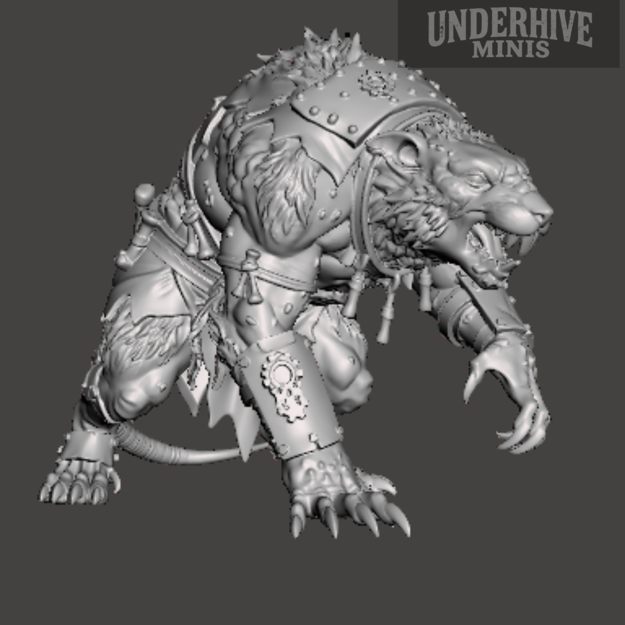 Rat Ogre (Ready To Charge) – Underhive Minis