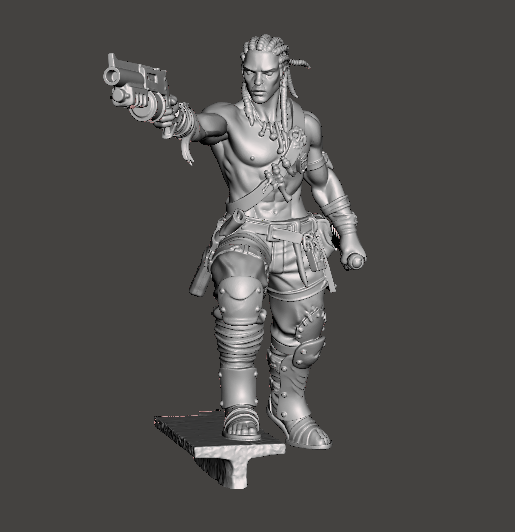 Ratskin (Brave pistol and knife) – Underhive Minis - Image 4