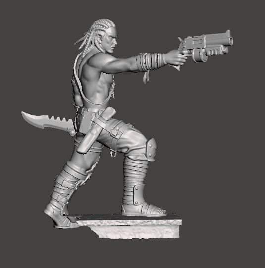 Ratskin (Brave pistol and knife) – Underhive Minis - Image 2