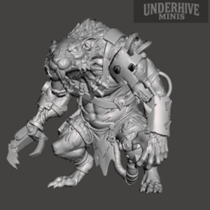 Rat Ogre (With Mechanical Claw) – Underhive Minis