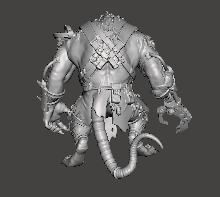 Rat Ogre (With Mechanical Claw) – Underhive Minis - Image 5