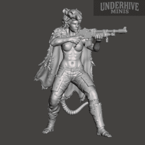 Female Ratskin (With Autogun) – Underhive Minis