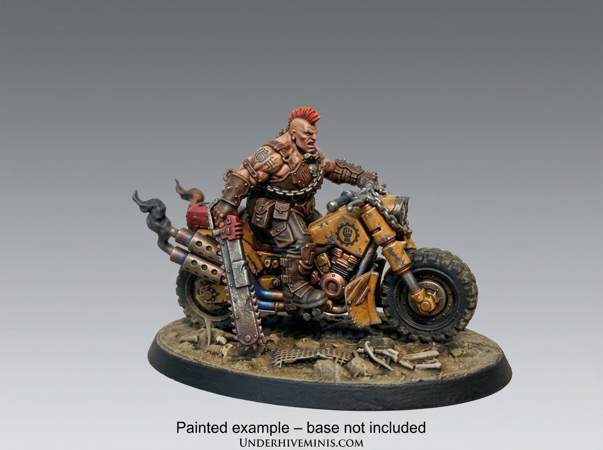 Biker Brute 01 – Chainsword - Underhive Minis